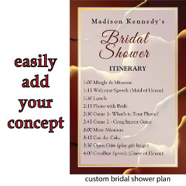 Poster Eventos Divertidos e Divinos de Chá de Noiva em To