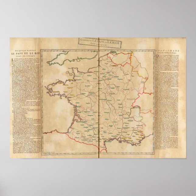 Pôster Eveque, França (Frente)