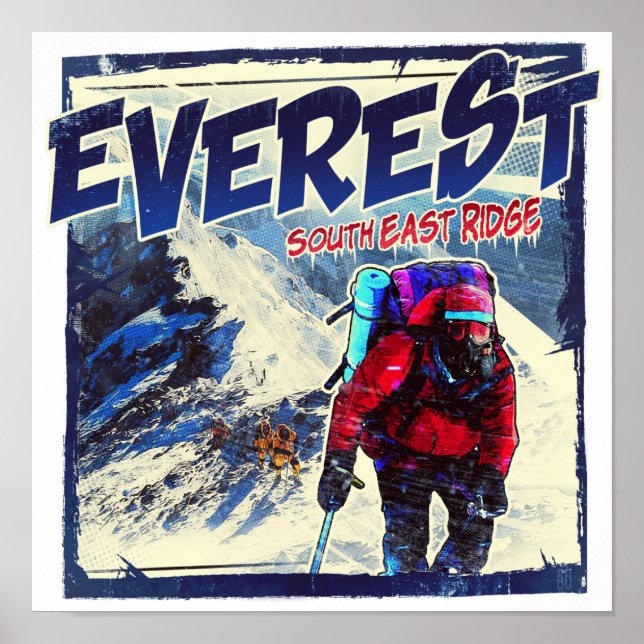 Poster Everest South East Ridge (Frente)