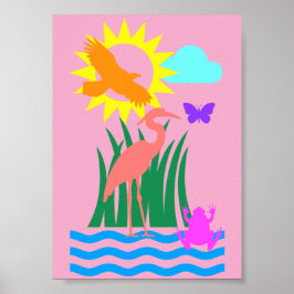 Poster Everglade Creatures