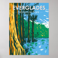 Everglades National Park Florida Vintage
