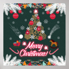 Poster Evergreen Joy do Natal