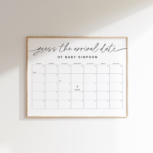 Poster EVERLEIGH acha que o Chá de fraldas de data de che (Criador carregado)