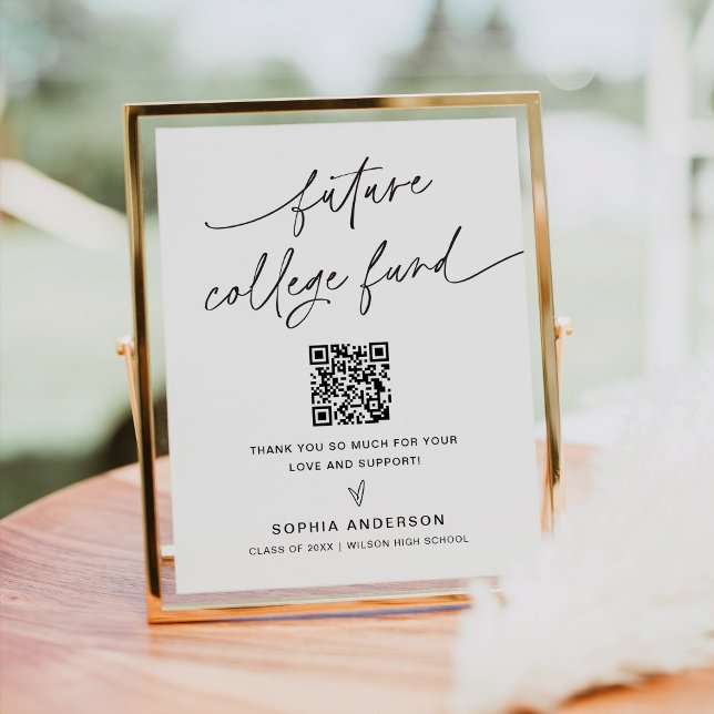 Poster EVERLEIGH Future College Fund - Sinal de Venmo (Criador carregado)