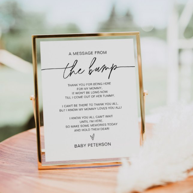 Poster EVERLEIGH Uma Mensagem Do Sinal Bump (Criador carregado)