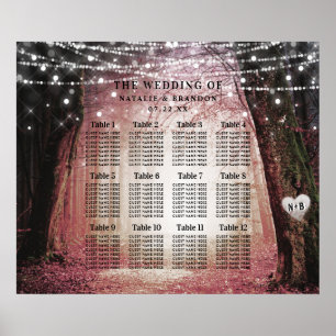 Poster Evermore Placa de Mesa florestal entendida