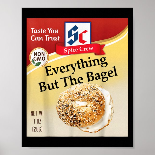 Poster Everything Bagel Condiment Costume Holiday Sce Cos (Frente)