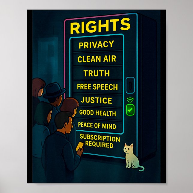 Poster Everything For A Price Funny Satire Gift  (Frente)