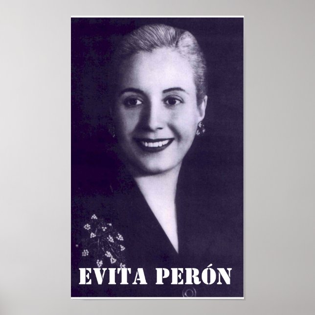 Pôster Evita Perón (Frente)