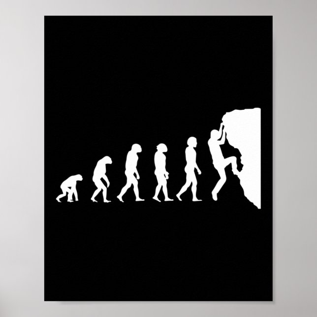 Poster Evolução Da Escalada  (Frente)