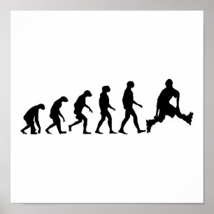 Pôster Evolução da Rollerblading