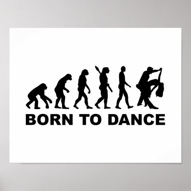 Poster Evolução dançando nascer para dançar (Frente)
