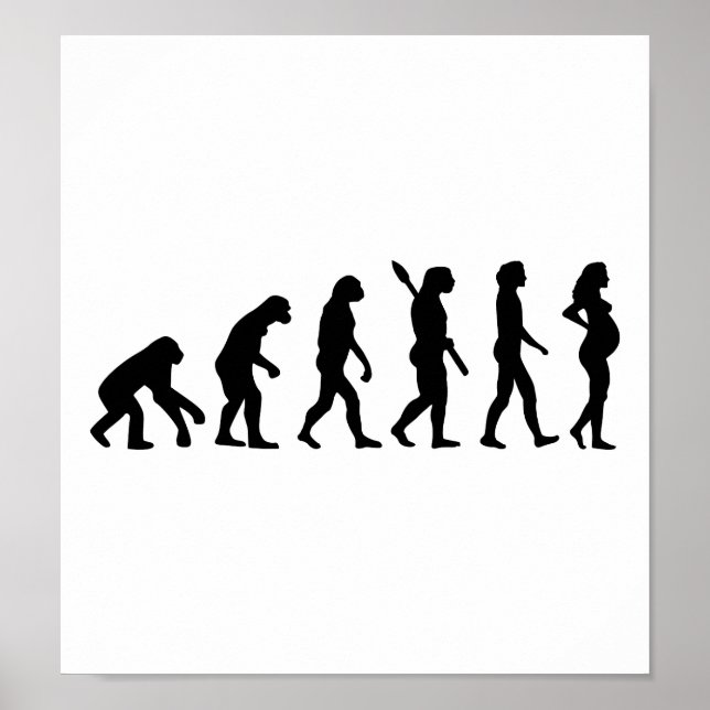 Poster Evolução das mulheres grávidas (Frente)