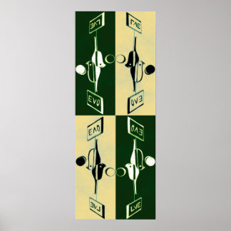 Pôster Evolução de Yin e Yang