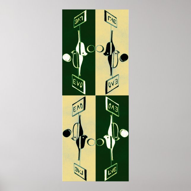 Pôster Evolução de Yin e Yang (Frente)