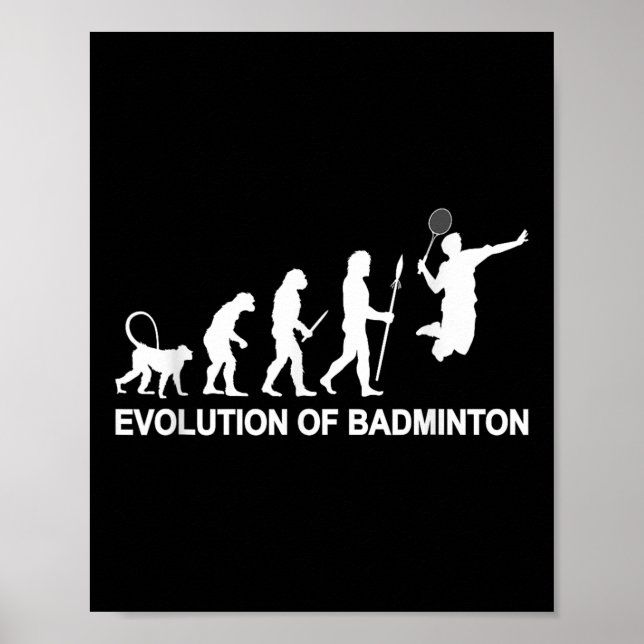 Poster Evolução do Badminton  (Frente)
