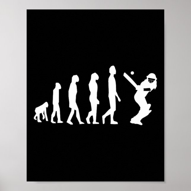 Poster Evolução do Críquete (Frente)