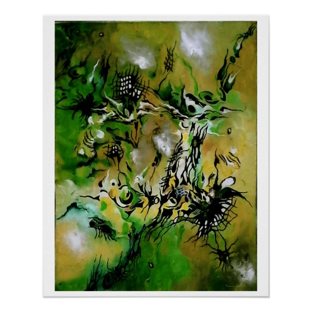 Pôster "Evolução do elemento da vida", Poster brilhante (Frente)