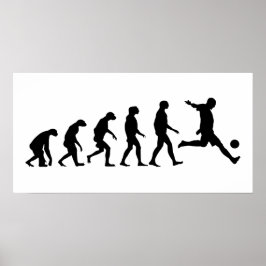 Pôster Evolução do futebol