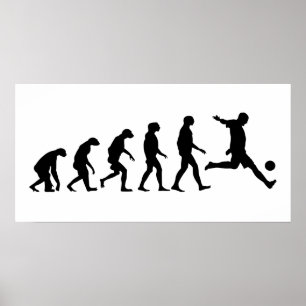 Pôster Evolução do futebol