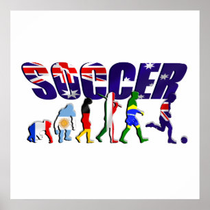 Poster Evolução do futebol australiano