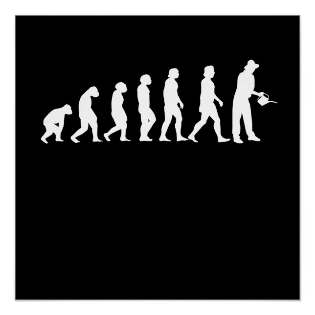 Pôster Evolução do jardineiro (Frente)