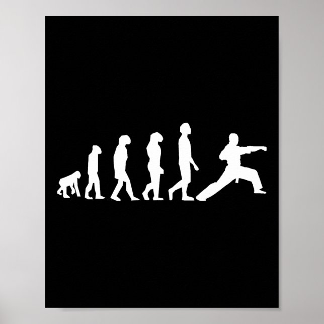 Poster Evolução do Karatê  (Frente)