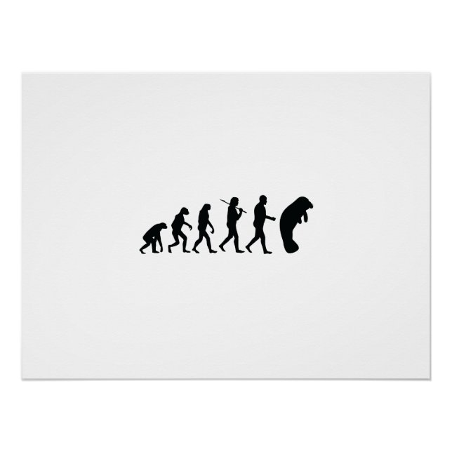 Pôster Evolução do Manatee (Frente)