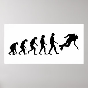 Pôster Evolução do mergulho autónomo