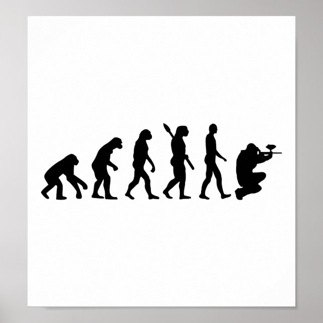 Poster Evolução do Paintball (Frente)
