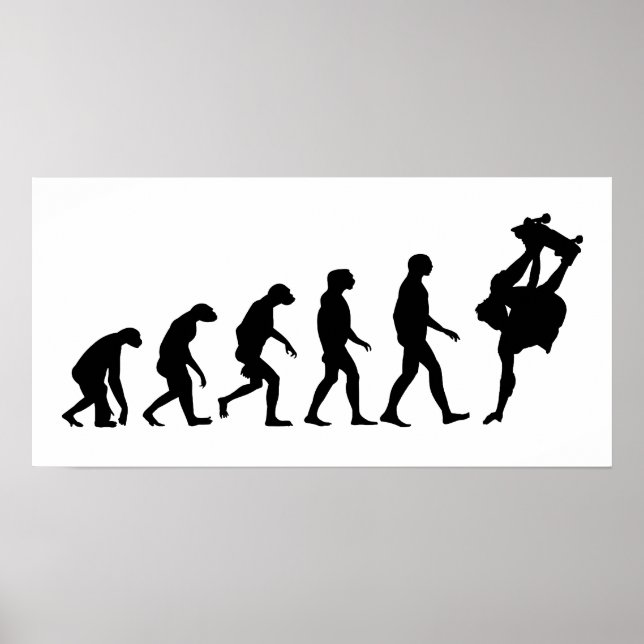 Poster Evolução do skate (Frente)