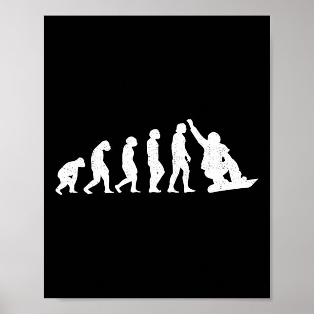 Poster Evolução Do Tecido Neves Do Macaco-Pão-Pano-Pé (Frente)