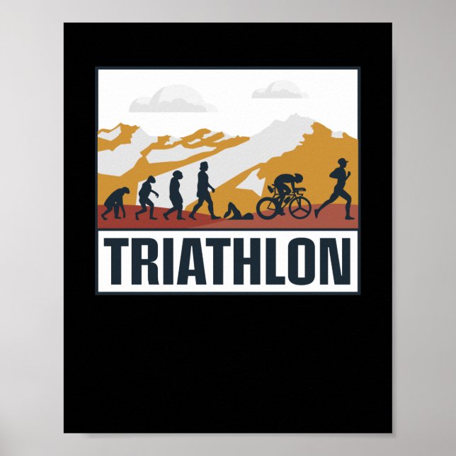 Poster Evolução do Triathlon (Frente)