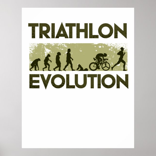 Poster Evolução do Triathlon (Frente)