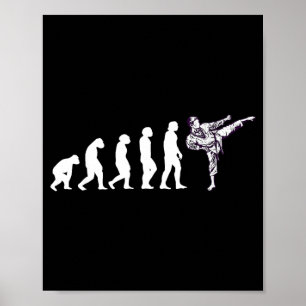 Poster Evolução Legal Taekwondo Karate Aikido Ju Jutsu