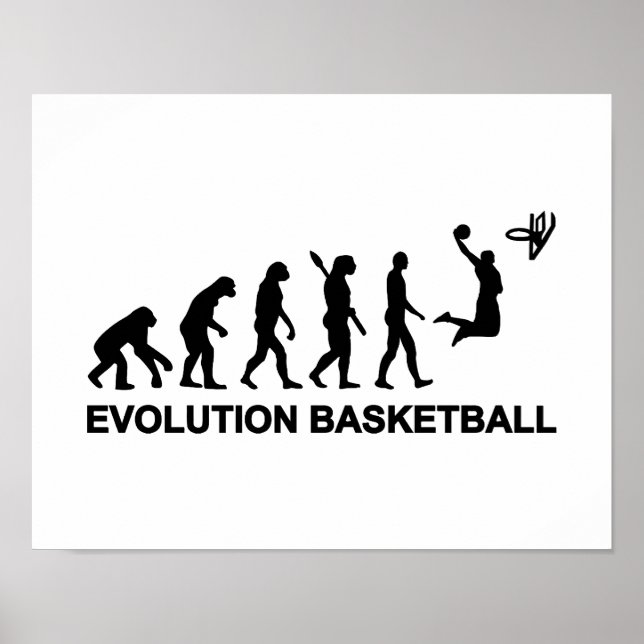 Pôster Evolução no Basquete (Frente)