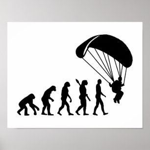Poster Evolução Skydiving