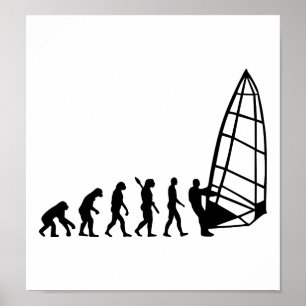 Pôster Evolução Windsurfing