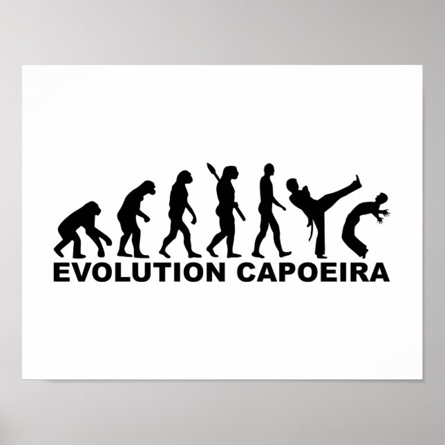 Pôster Evolution Capoeira (Frente)