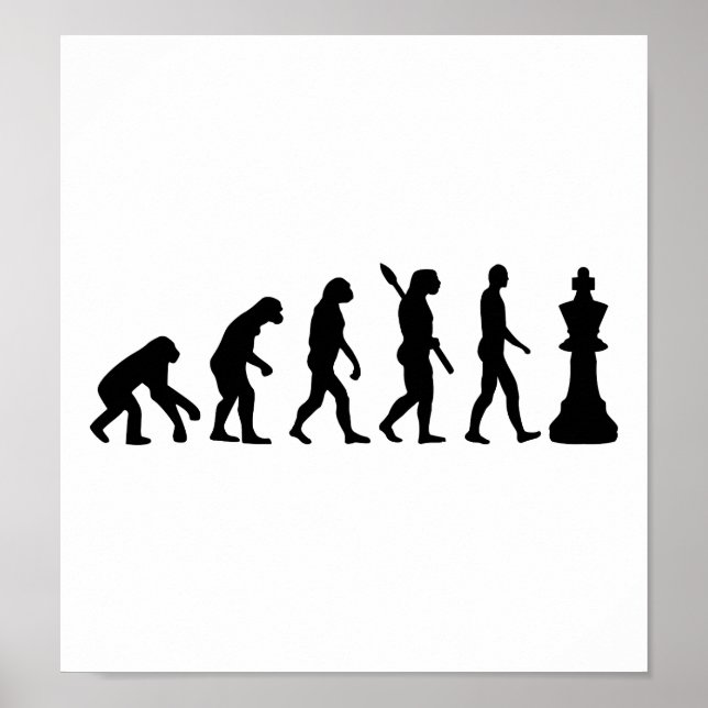 Poster Evolution Chess King (Frente)