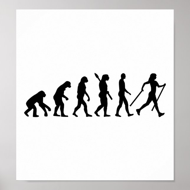 Poster Evolution Nordic Walking (Frente)