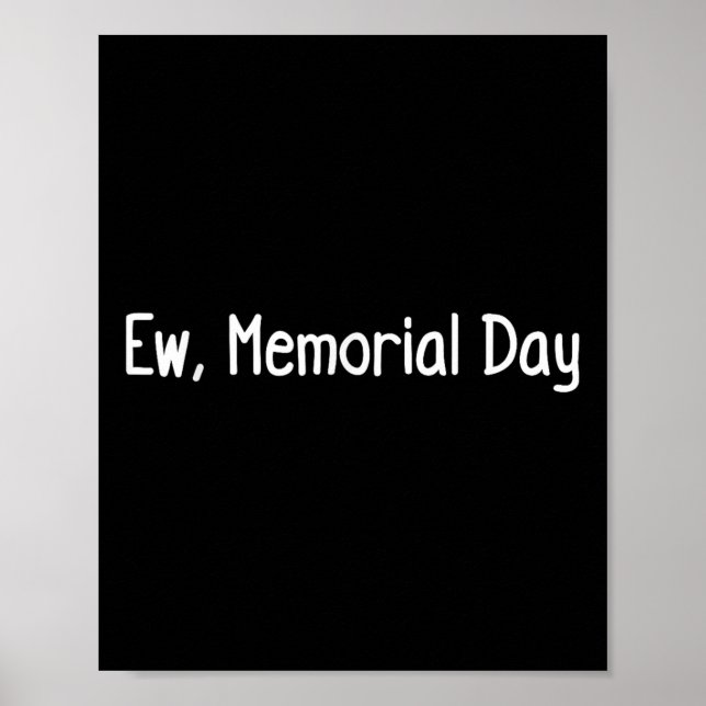 Poster Ew, Dia do Memorial (Frente)
