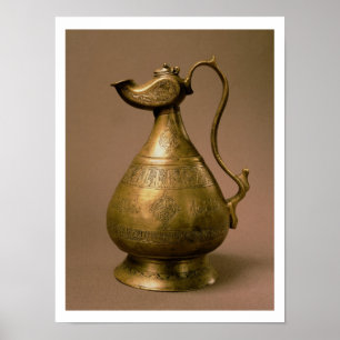 Pôster Ewer de Nakhtchivan, Persia, 1190 (586 Hijra) (e