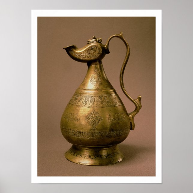Pôster Ewer from Nakhtchivan, Persia, 1190 (586 Hijra) (e (Frente)
