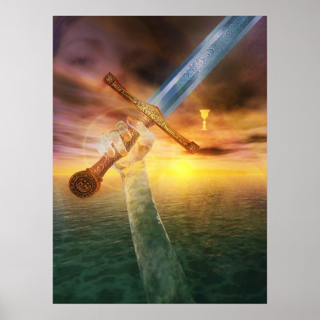 Poster Excalibur e a Senhora do Lago (Frente)