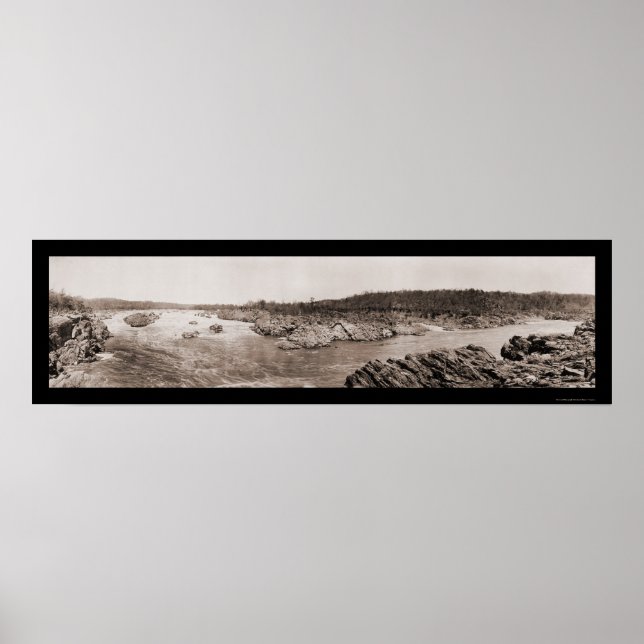 Pôster Excelente Cai Potomac Foto 1909 (Frente)