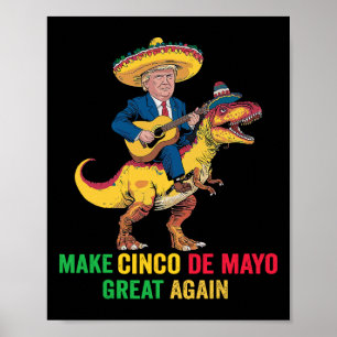 Poster Excelente Cinco De Mayo Mais Uma Vez Trump Com Par