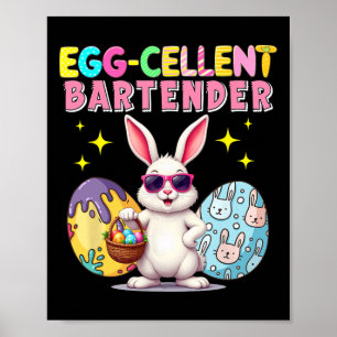 Poster Excelente Coelho de Páscoa Terninho Caça Ovos