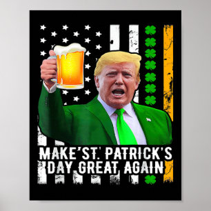Poster Excelente De Dia de São Patrício Novamente Engraça