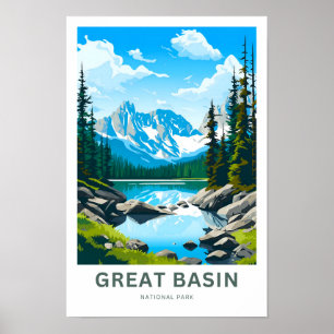 Poster Excelente do Parque Nacional da Bacia Viagem